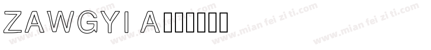 Zawgyi A字体转换